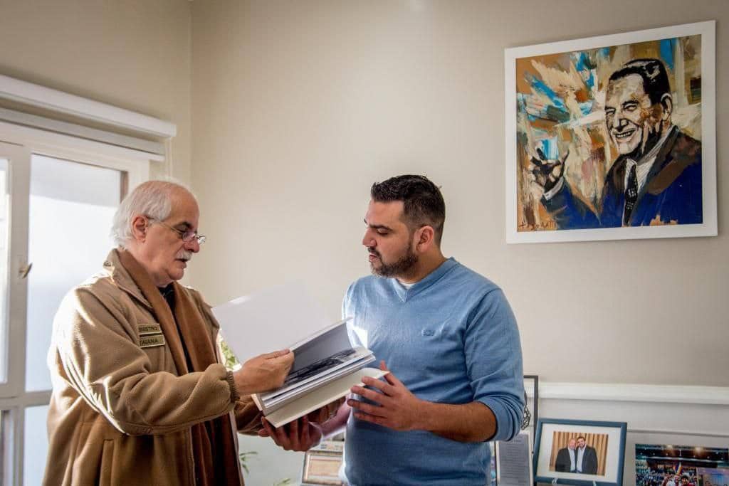 Vuoto recibió al Ministro de Defensa de la Nación, Jorge Taiana