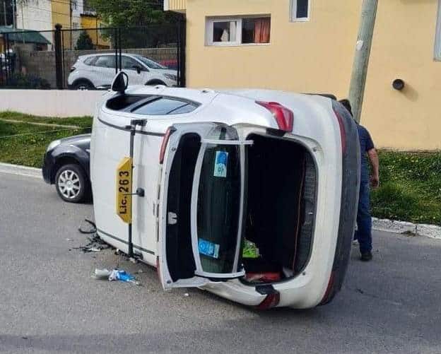 Pico diabético provoca accidente vial