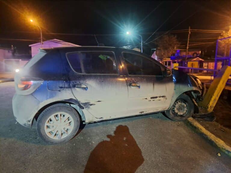 Un herido en un choque en la madrugada