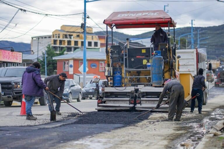 Repavimentaron nuevo sector de la Av. Alem