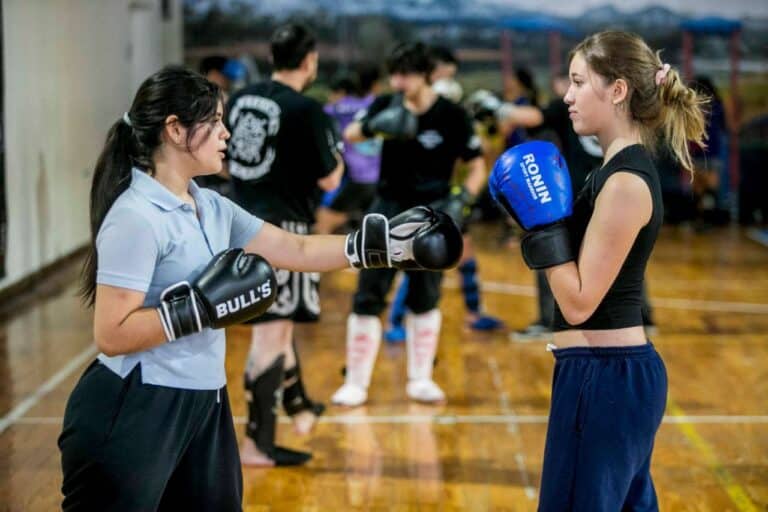 Se realizó la Clínica abierta de kickboxing organizado por el Instituto Municipal de Deportes