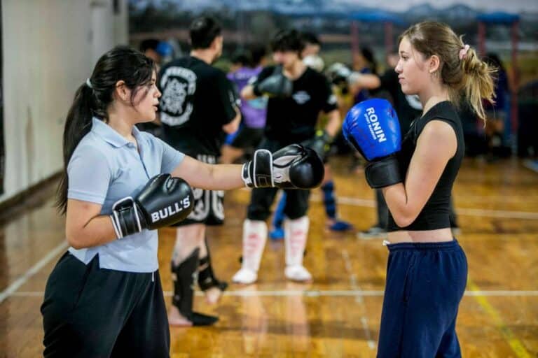 Se realizó la Clínica abierta de kickboxing organizado por el Instituto Municipal de Deportes