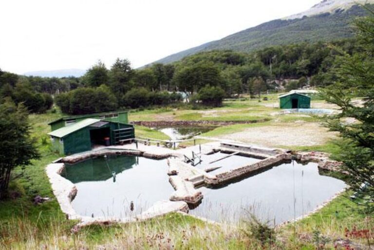 Desalojarían las termas de Río Valdez