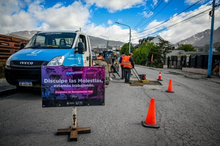 Actualizan estado de obra vial en Ushuaia