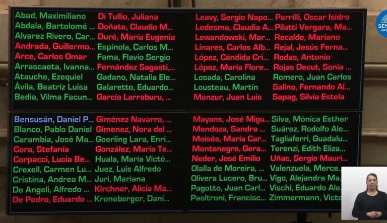 «El senado no acompañó ficha limpia»