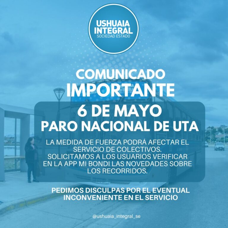 UISE informa los alcances del paro nacional de UTA