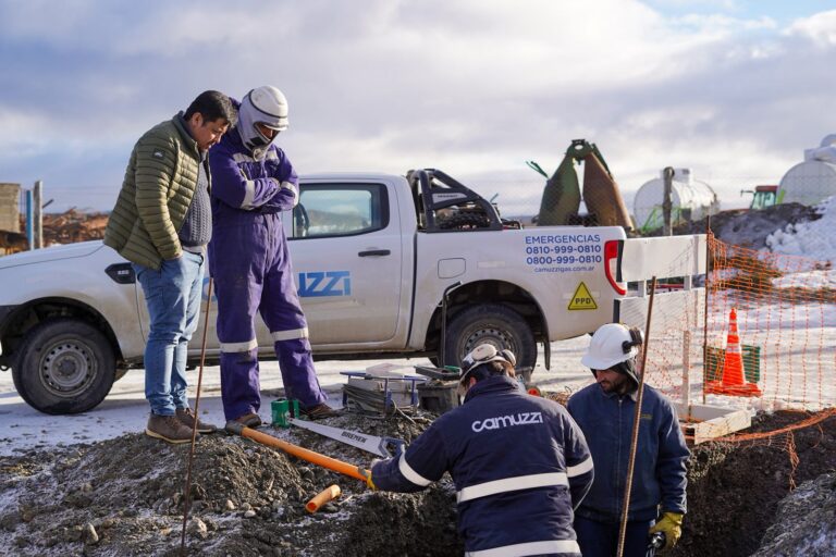 Refuerzan obras de gas en sectores clave de la ciudad