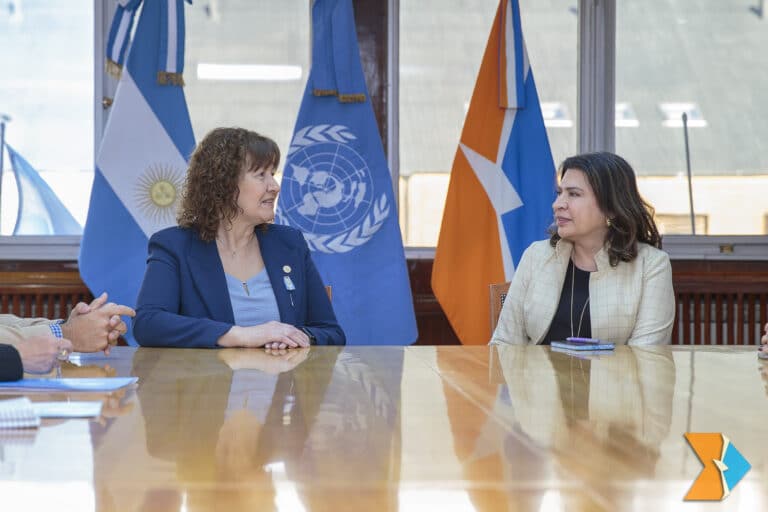 Referentes de la ONU fueron recibidos por la Vicegobernadora
