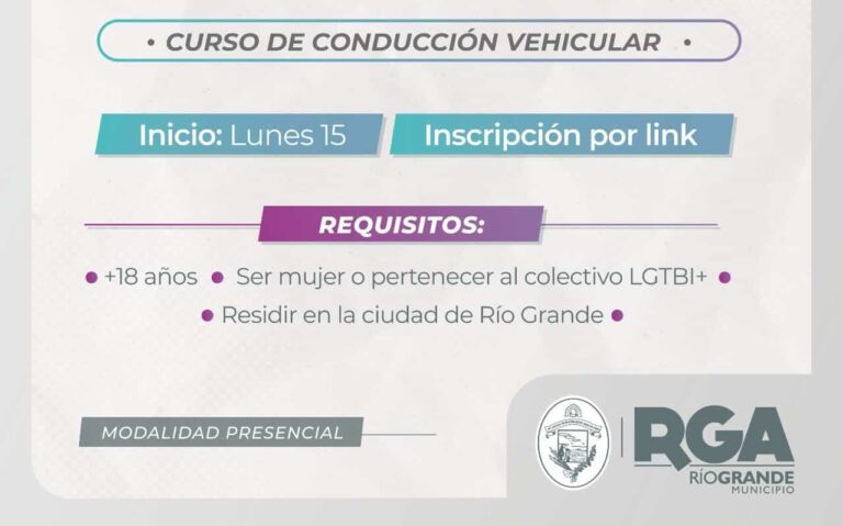 Curso de conducción vehicular para mujeres y colectivo lgbti+