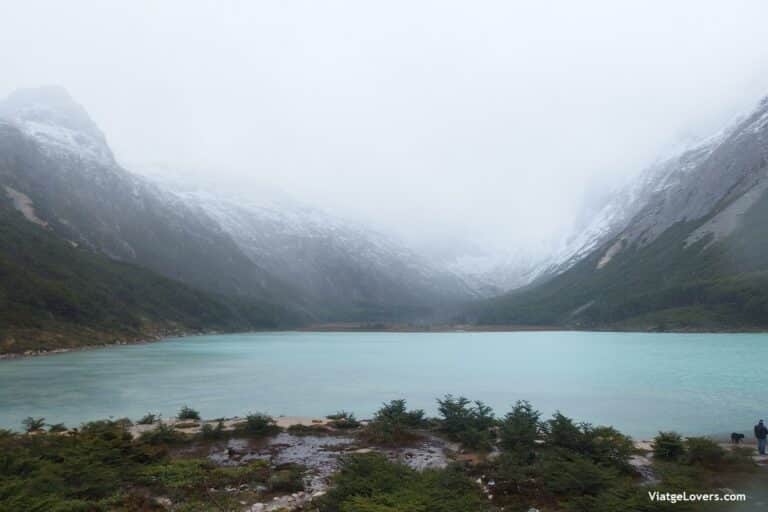 Rescate en laguna Esmeralda por imprudencias de un excursionista