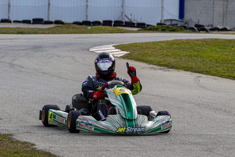 Karting coronó a su primer campeón del año en el “Gustavo Orione”