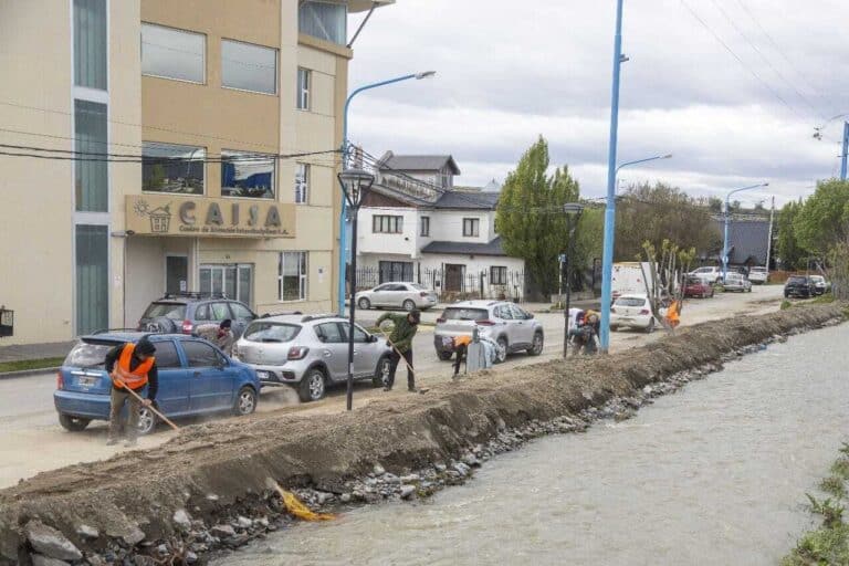 Ushuaia refuerza el trabajo ambiental tras el desborde del arroyo Buena Esperanza