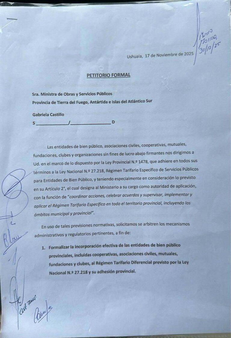 Cooperativas presentaron un petitorio ante el Gobierno provincial