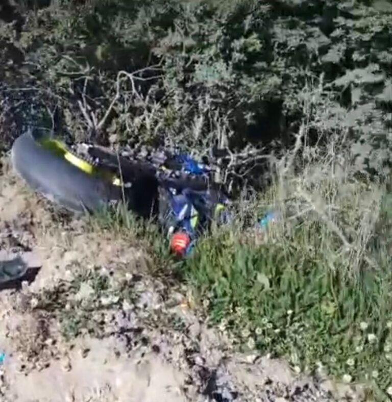 Motociclista grave tras choque en la Ruta 3 en Tolhuin