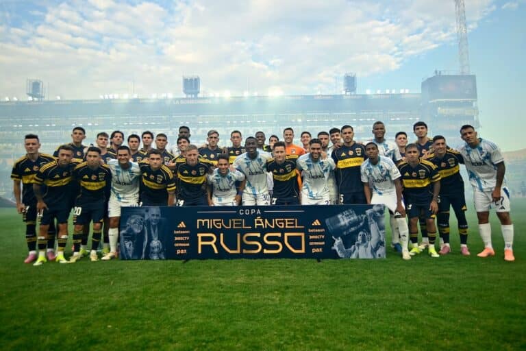 Boca y Millonarios empataron sin goles en el amistoso homenaje a Miguel Ángel Russo