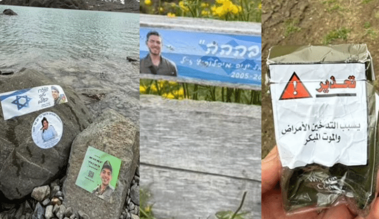 Vandalismo ambiental: stickers manchan senderos naturales en Ushuaia