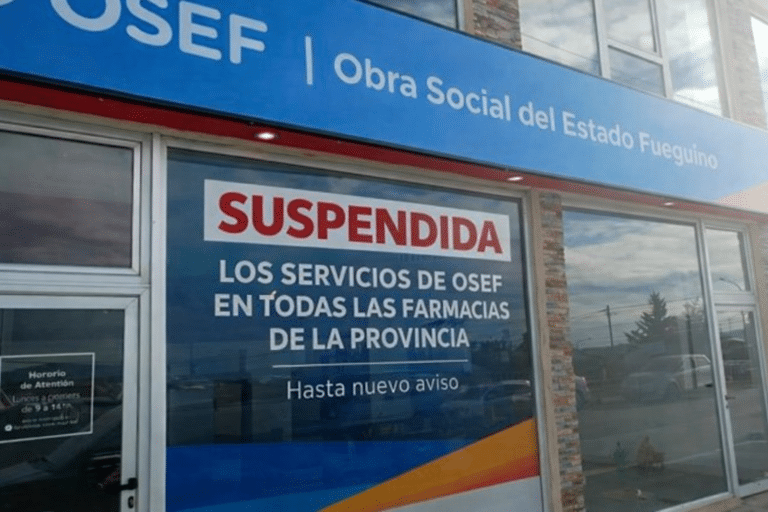 Farmacias de toda la provincia suspenden atención a OSEF