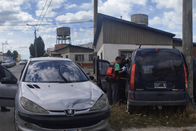 Choque en una esquina dejó una mujer hospitalizada