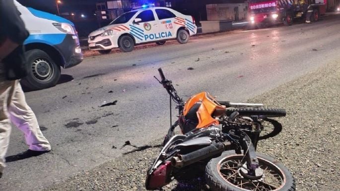 Río Grande: conductor alcoholizado chocó con una moto y dejó a un joven hospitalizado